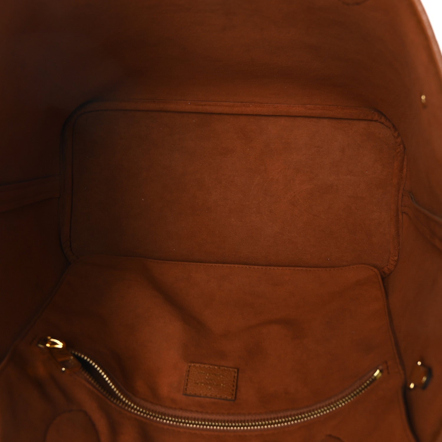 Louis Vuitton Empreinte Monogram Giant Neverfull MM Cognac 6 of 9