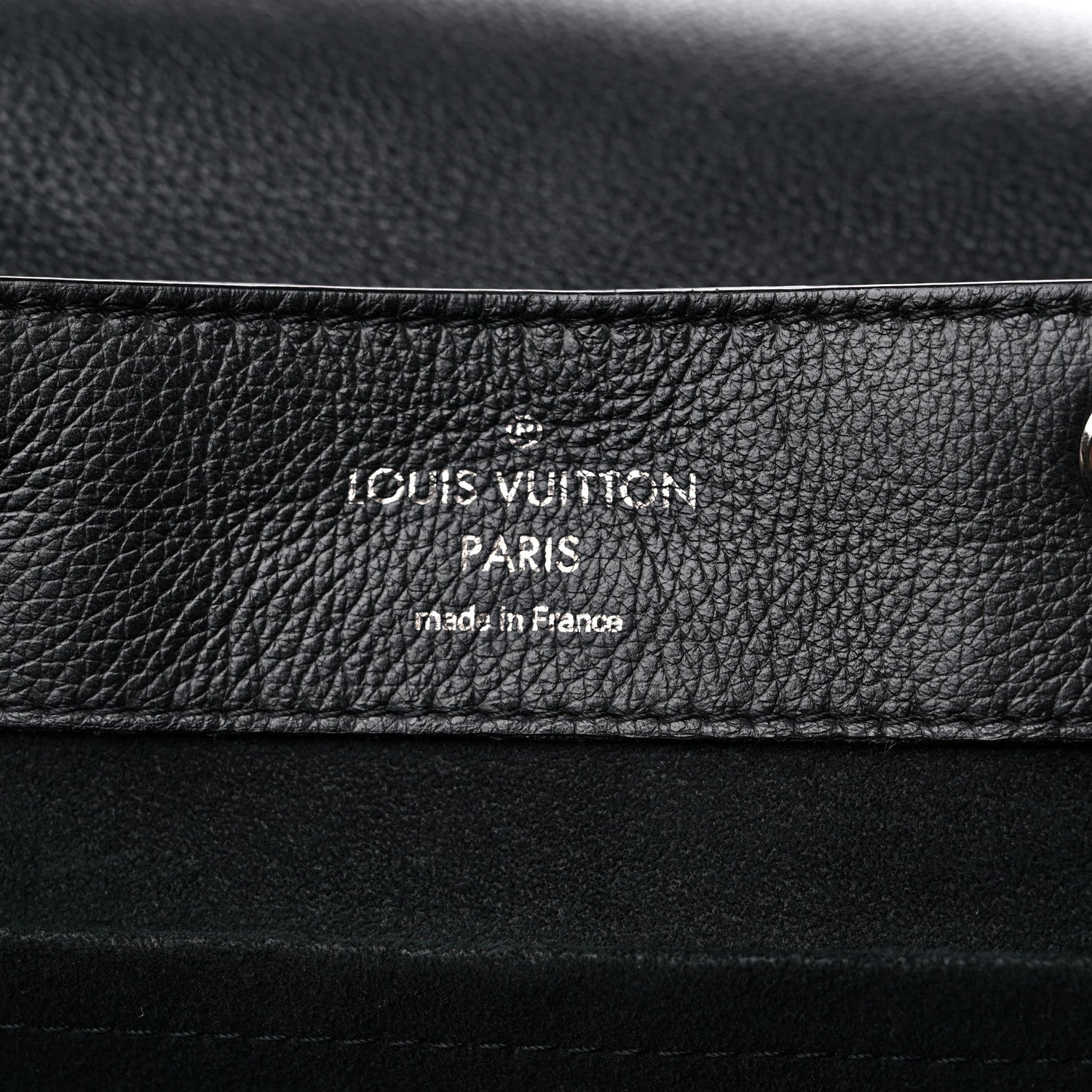 Louis Vuitton Calfskin Lockme Backpack Black 6 of 13