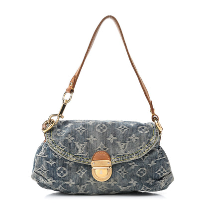 Louis Vuitton Monogram Denim Mini Pleaty Blue 1 of 5