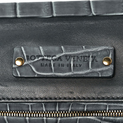 Bottega Veneta Crocodile Vendome Shoulder Bag Grey 6 of 8
