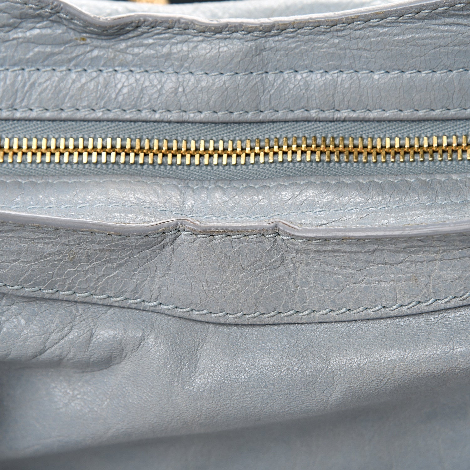 Balenciaga Agneau Giant 12 Gold Hardware City Bleu Acier Ciel 14 of 15