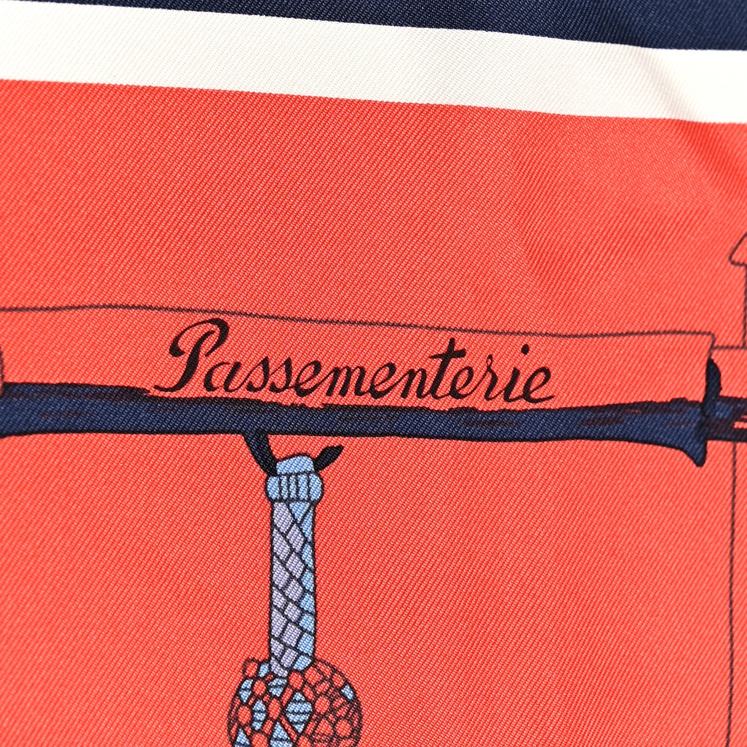 Hermes Silk Passementerie Quadri Scarf 90 5 of 7