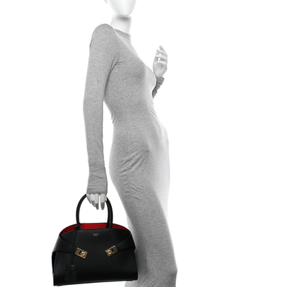 Salvatore Ferragamo Calfskin Small Hug Bag Black 2 of 9