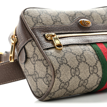 Gucci GG Supreme Monogram Web Small Ophidia Belt Bag 75 30 Dark Brown 9 of 10