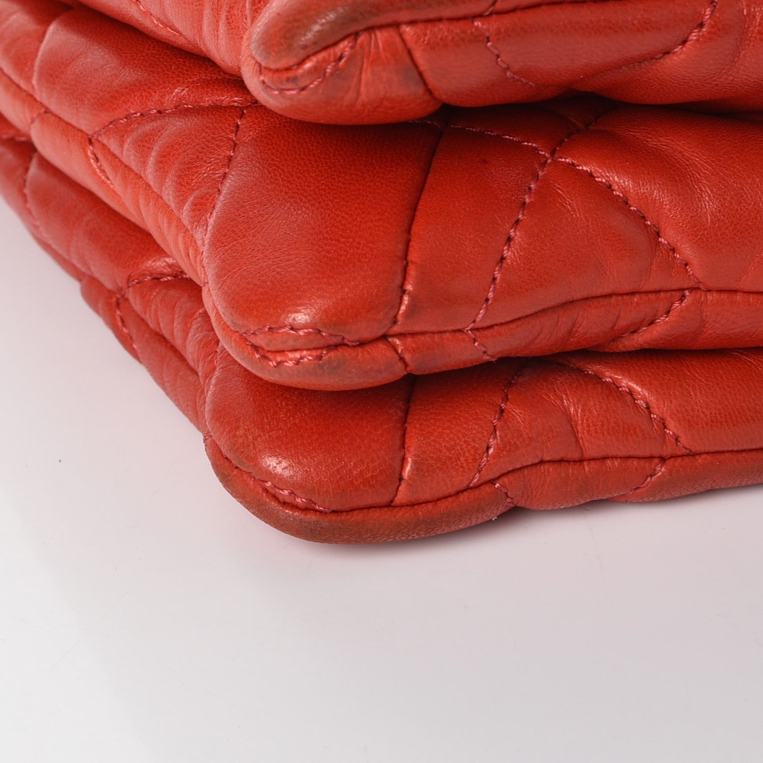 Chanel Lambskin Quilted 3 Maxi Flap Bag Red 16 of 16