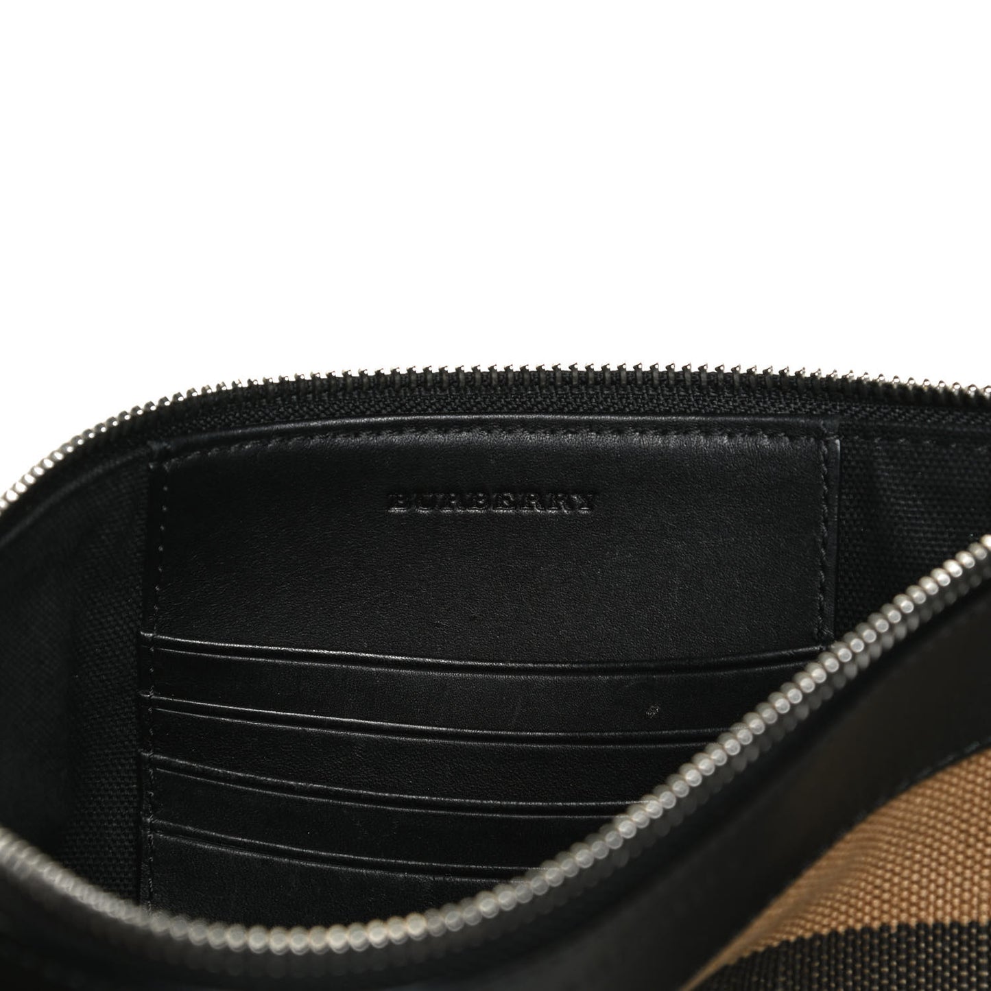 Mega Check Peyton Crossbody Clutch Bag Black