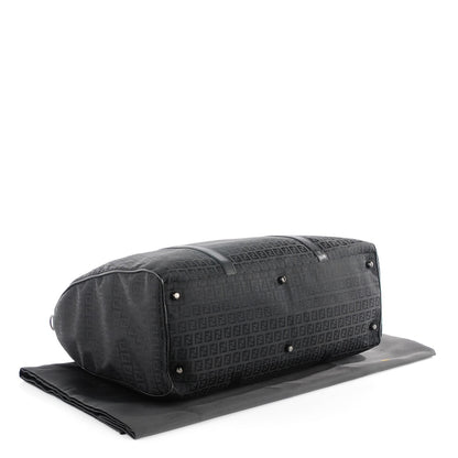 Fendi Zucchino Large Travel Tote Black 4 of 7