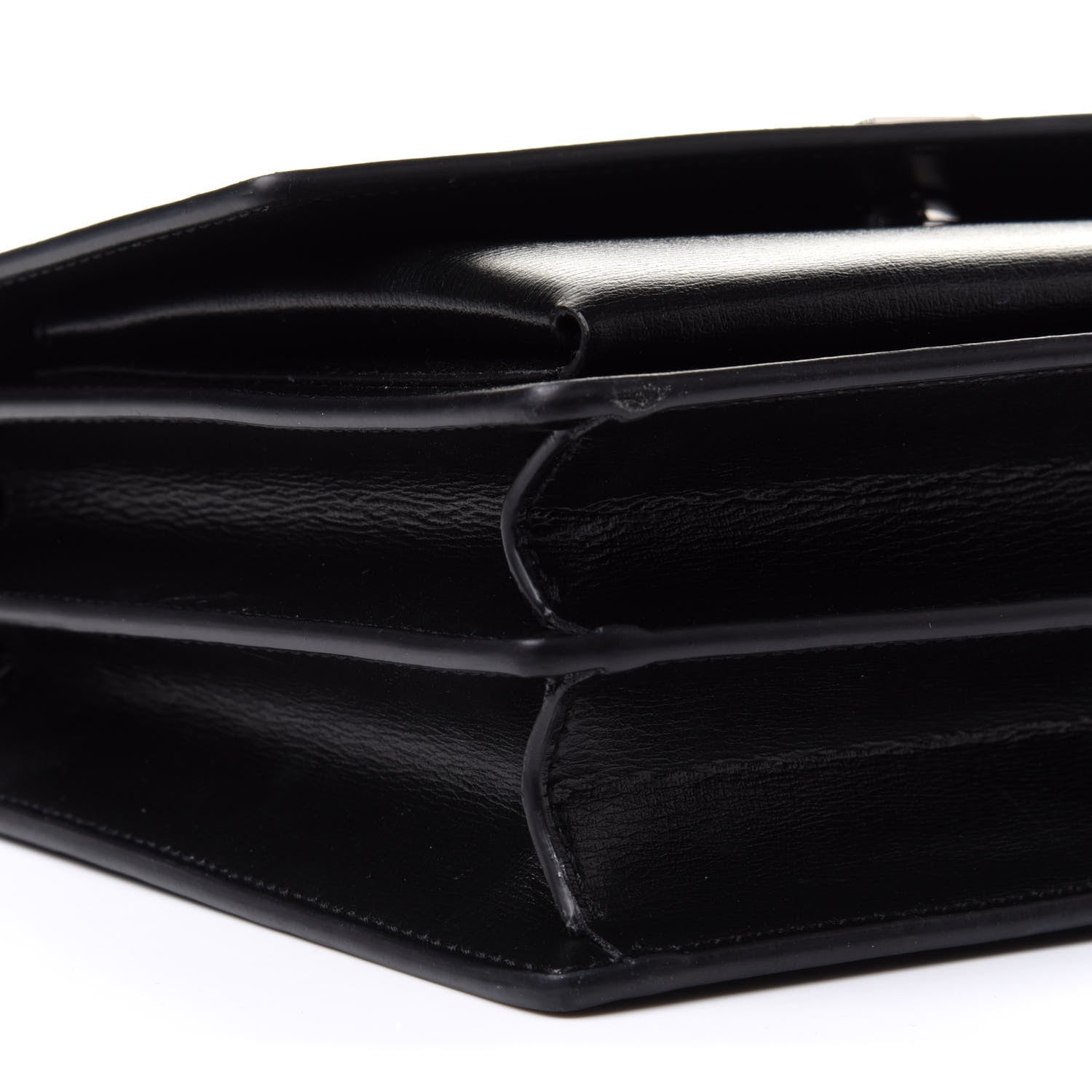 Saint Laurent Calfskin Medium Monogram Sunset Black 10 of 13