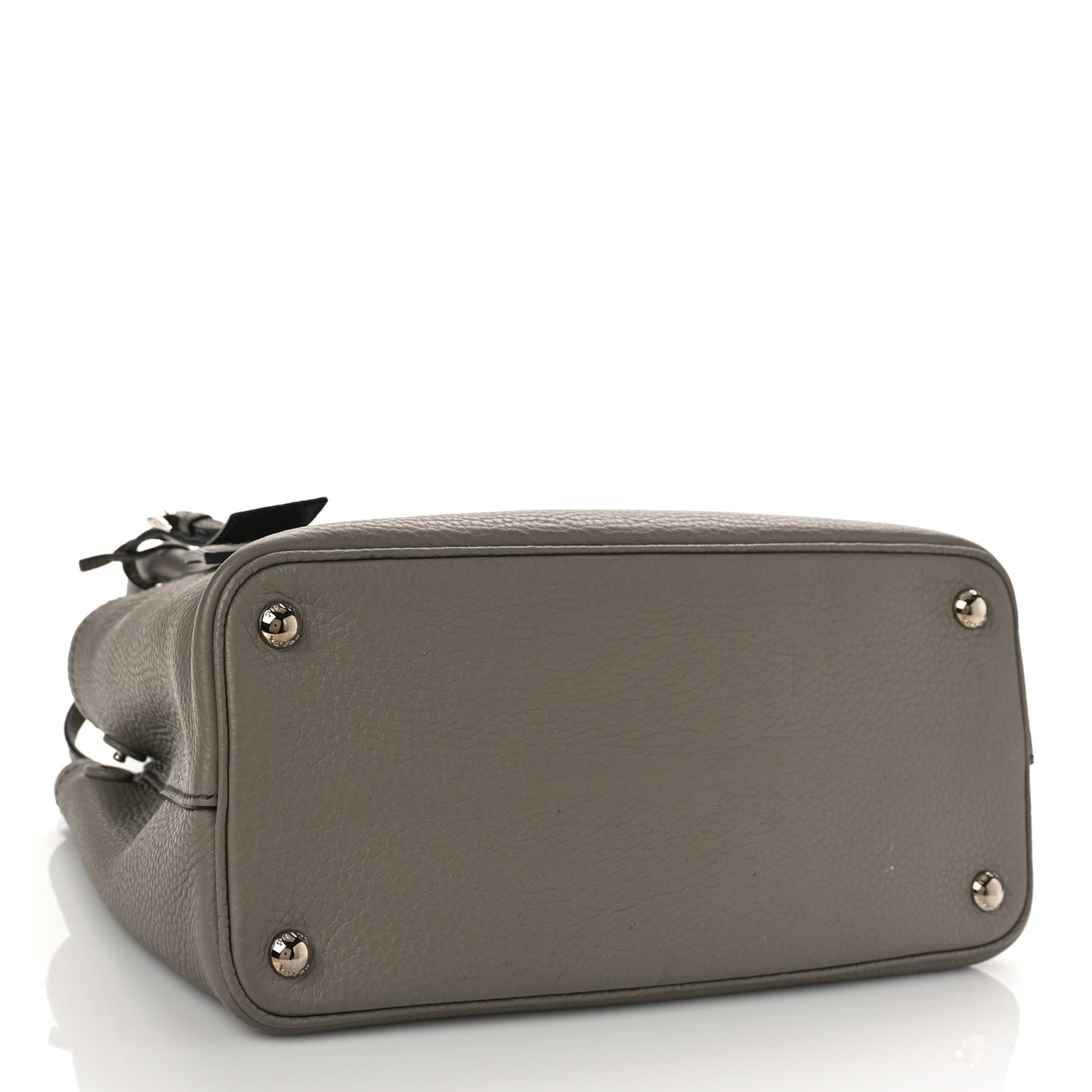 Vitello Daino Small Double Bag Argilla Black