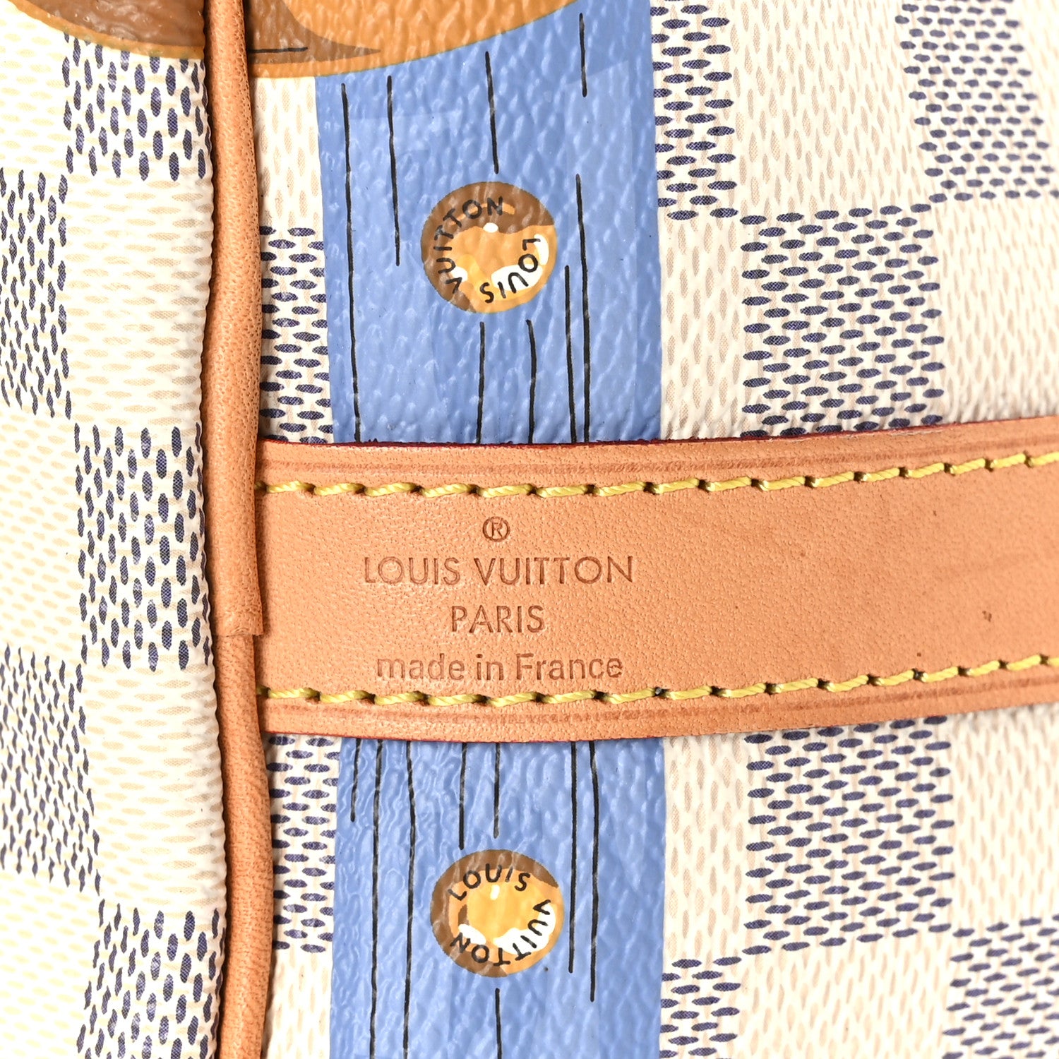 Louis Vuitton Damier Azur Summer Trunks Speedy Bandouliere 30 7 of 11
