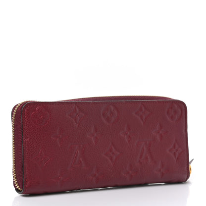 Louis Vuitton Empreinte Clemence Wallet Raisin 3 of 7