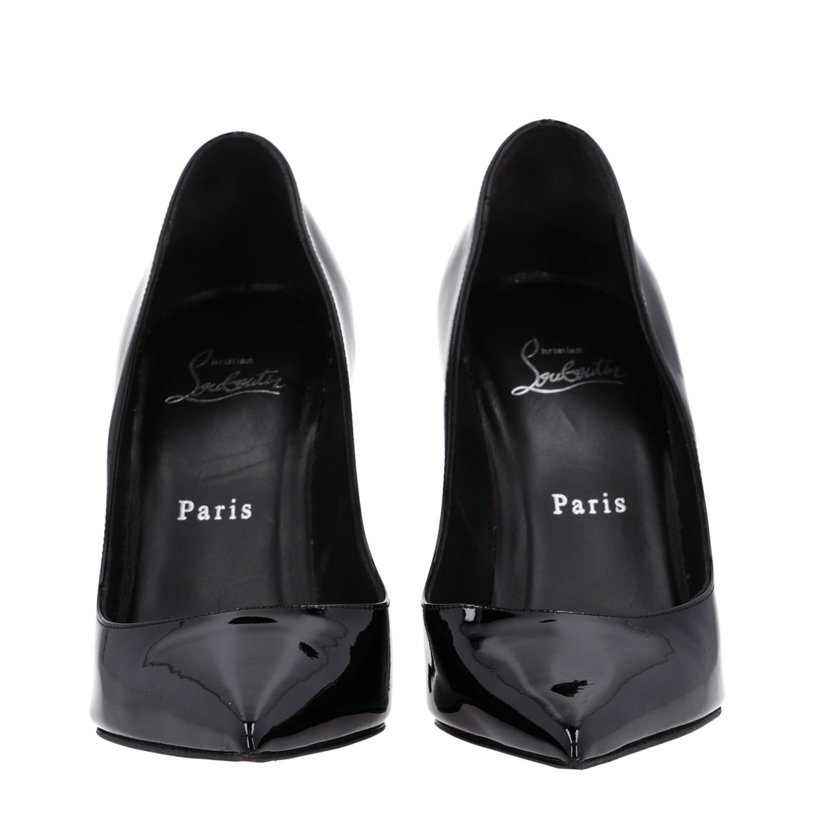 Christian Louboutin Patent Miss Z 100 Pumps 37.5 Black 3 of 9