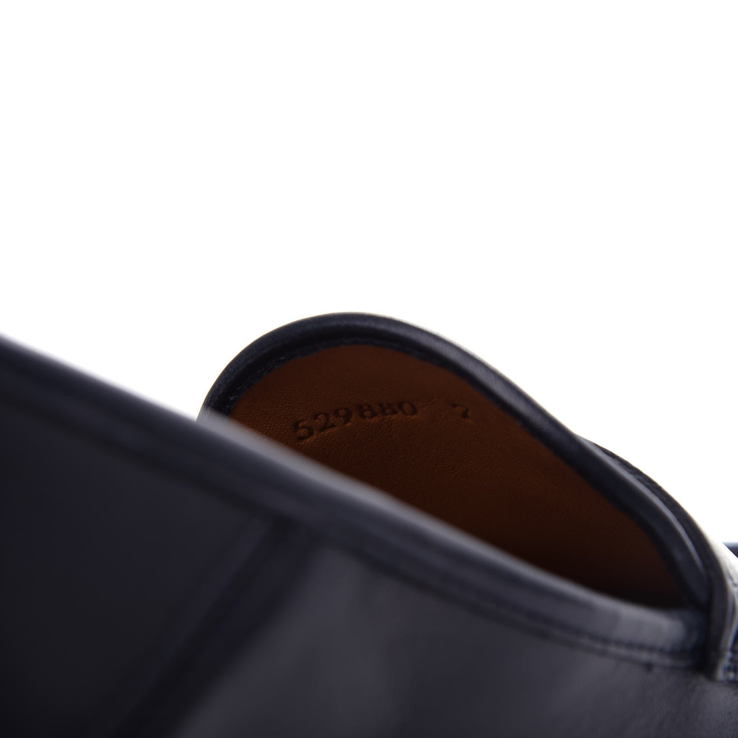 Gucci Nappa Mens GG Driver Loafers 7 Blue 11 of 13