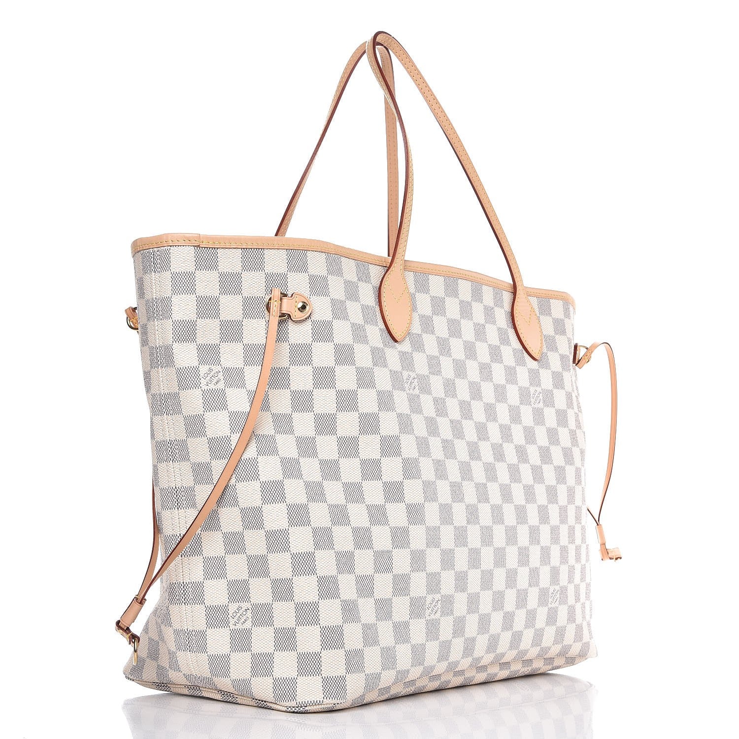 Louis Vuitton Damier Azur Neo Neverfull GM Rose Ballerine 3 of 8