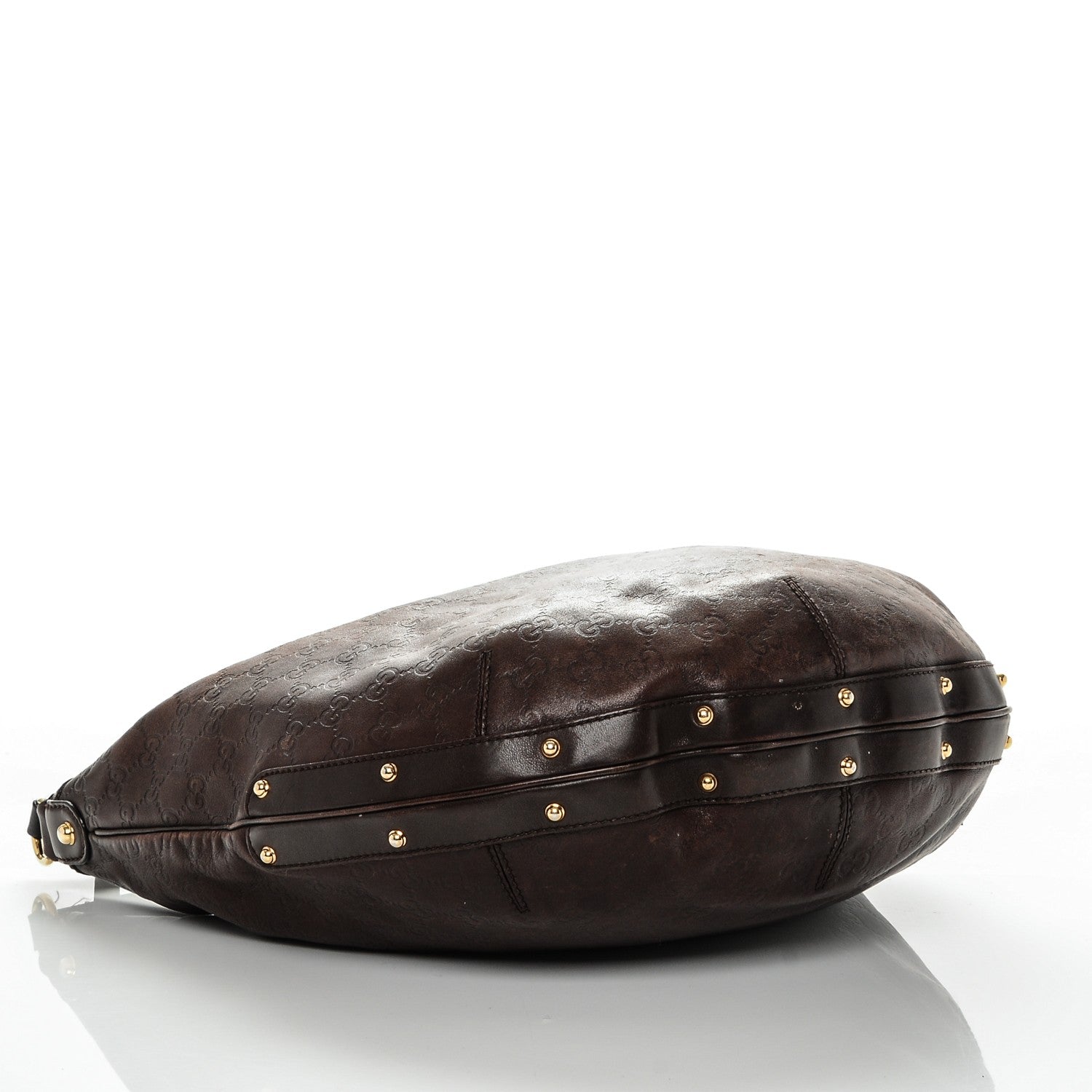 Gucci Guccissima Large Biba Hobo Dark Brown 4 of 9