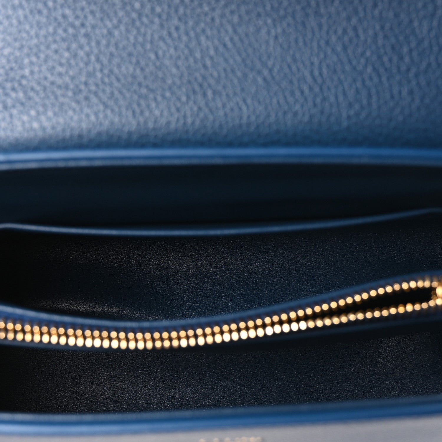 Celine Supple Grained Calfskin Teen Nino Teal Blue 5 of 10