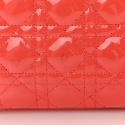 Christian Dior Patent Cannage Medium Lady Dior Fuchsia 15 of 18