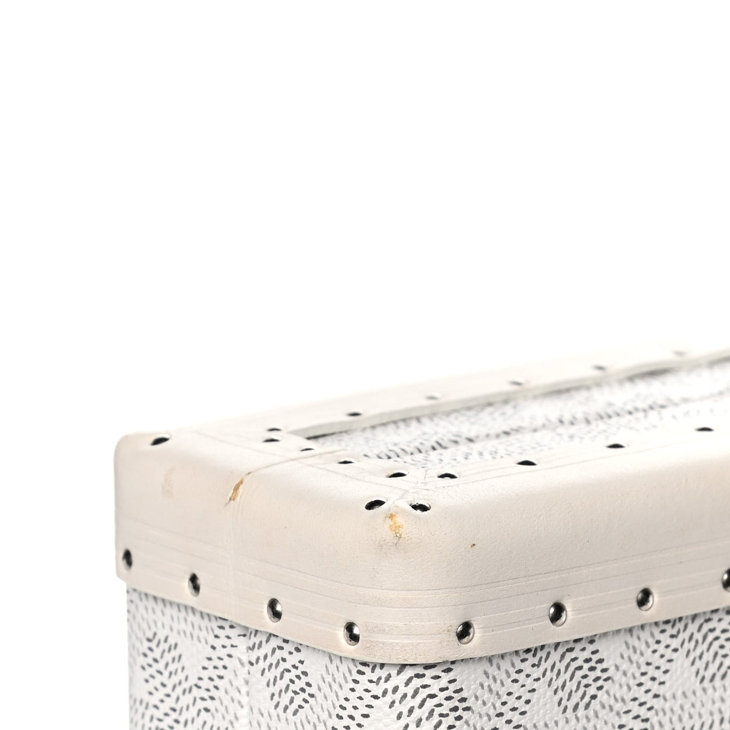 Goyardine Saint Honore Clutch White