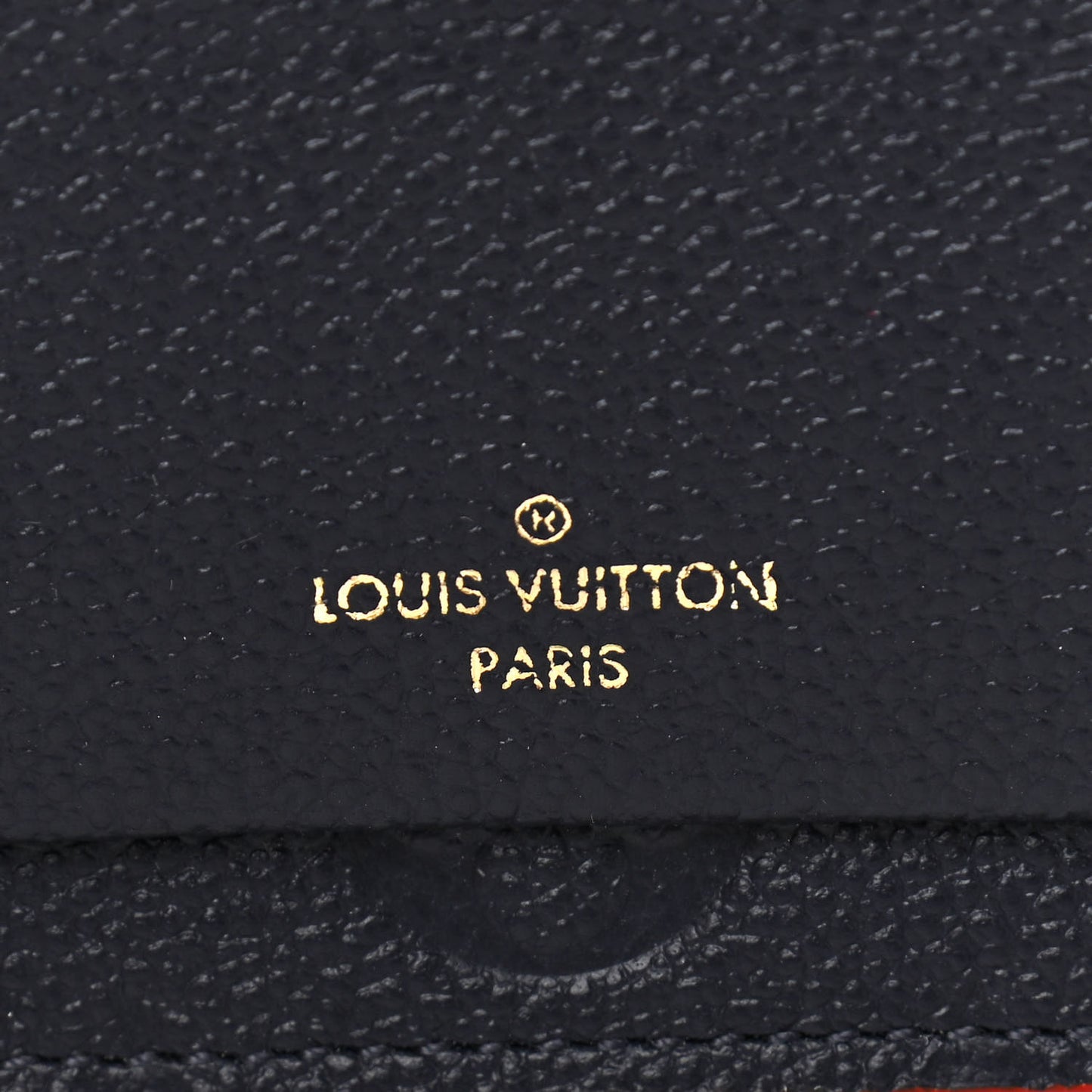 Empreinte Vavin Chain Wallet Marine Rouge