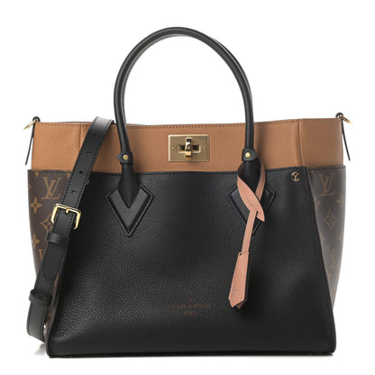 Louis Vuitton Calfskin Monogram On My Side Black 1 of 12
