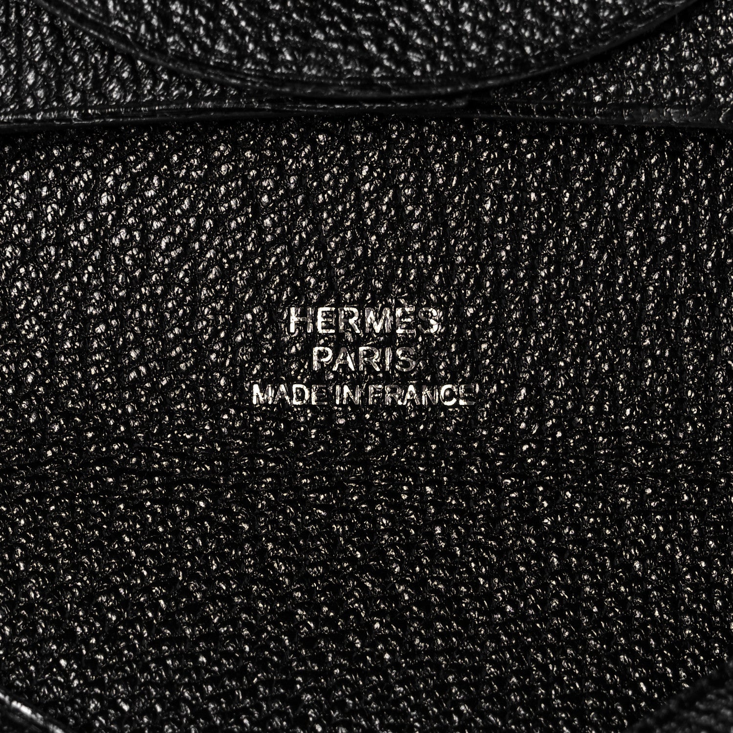 Hermes Chevre Mysore Bastia Coin Purse Black 6 of 7