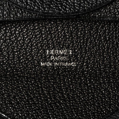 Hermes Chevre Mysore Bastia Coin Purse Black 6 of 7