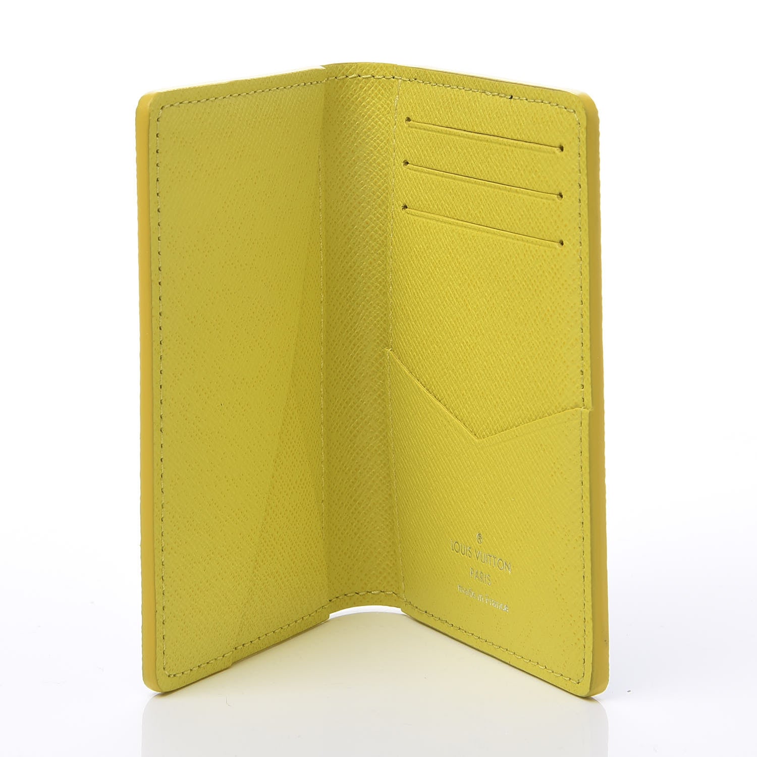 Louis Vuitton Damier Graphite Logo Pocket Organizer Yellow 4 of 8