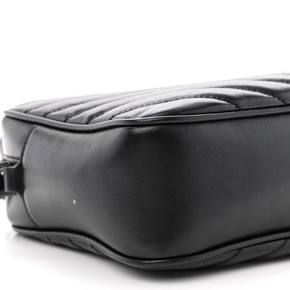 Saint Laurent Calfskin Matelasse Monogram Monochrome Lou Camera Bag Black Sold: 50 9 of 14