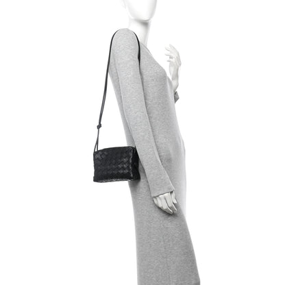 Bottega Veneta Nappa Intrecciato Mini Loop Camera Bag Black 2 of 9