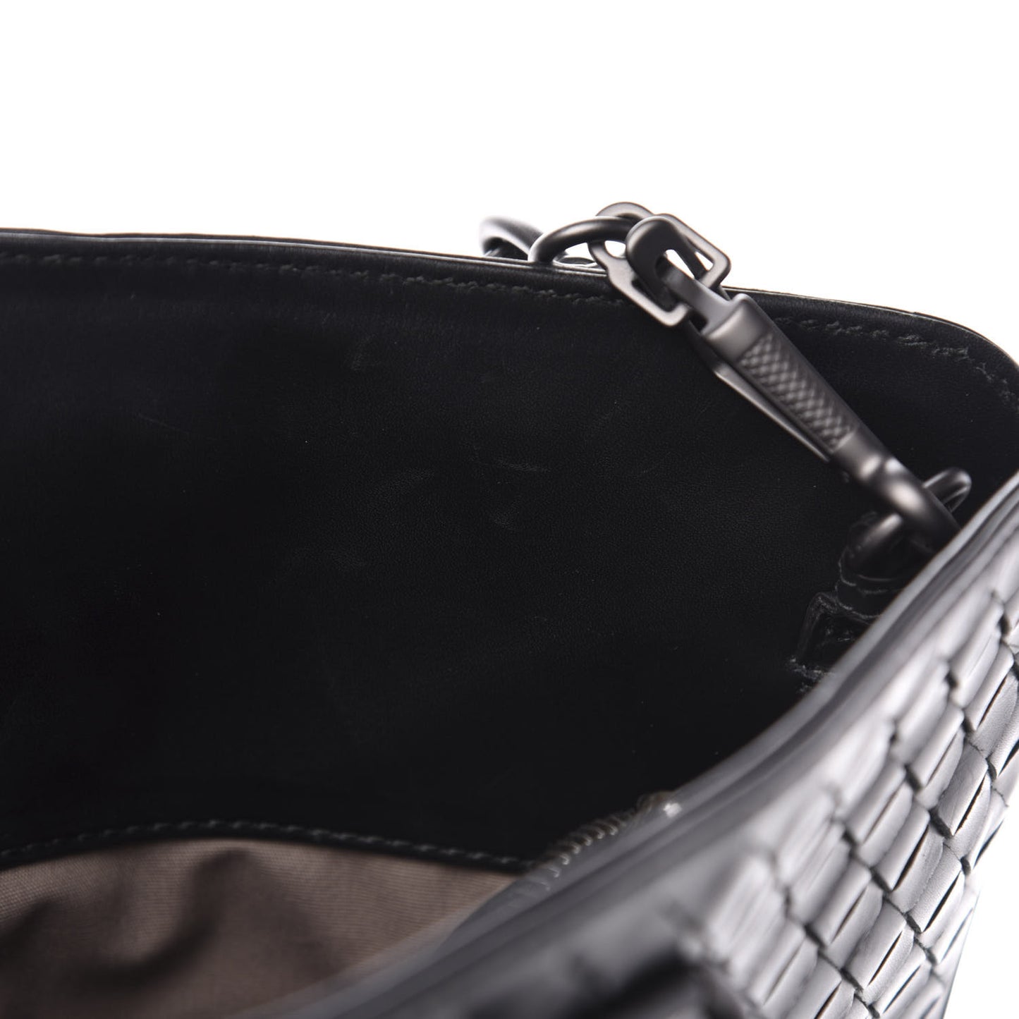 Intrecciato Briefcase Black