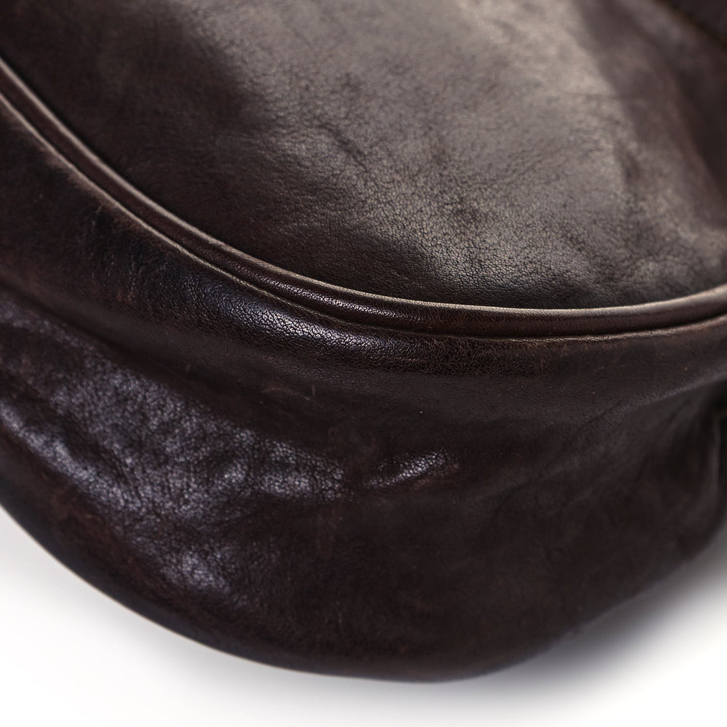 Calfskin Large Gaucho Double Saddle Bag Brown