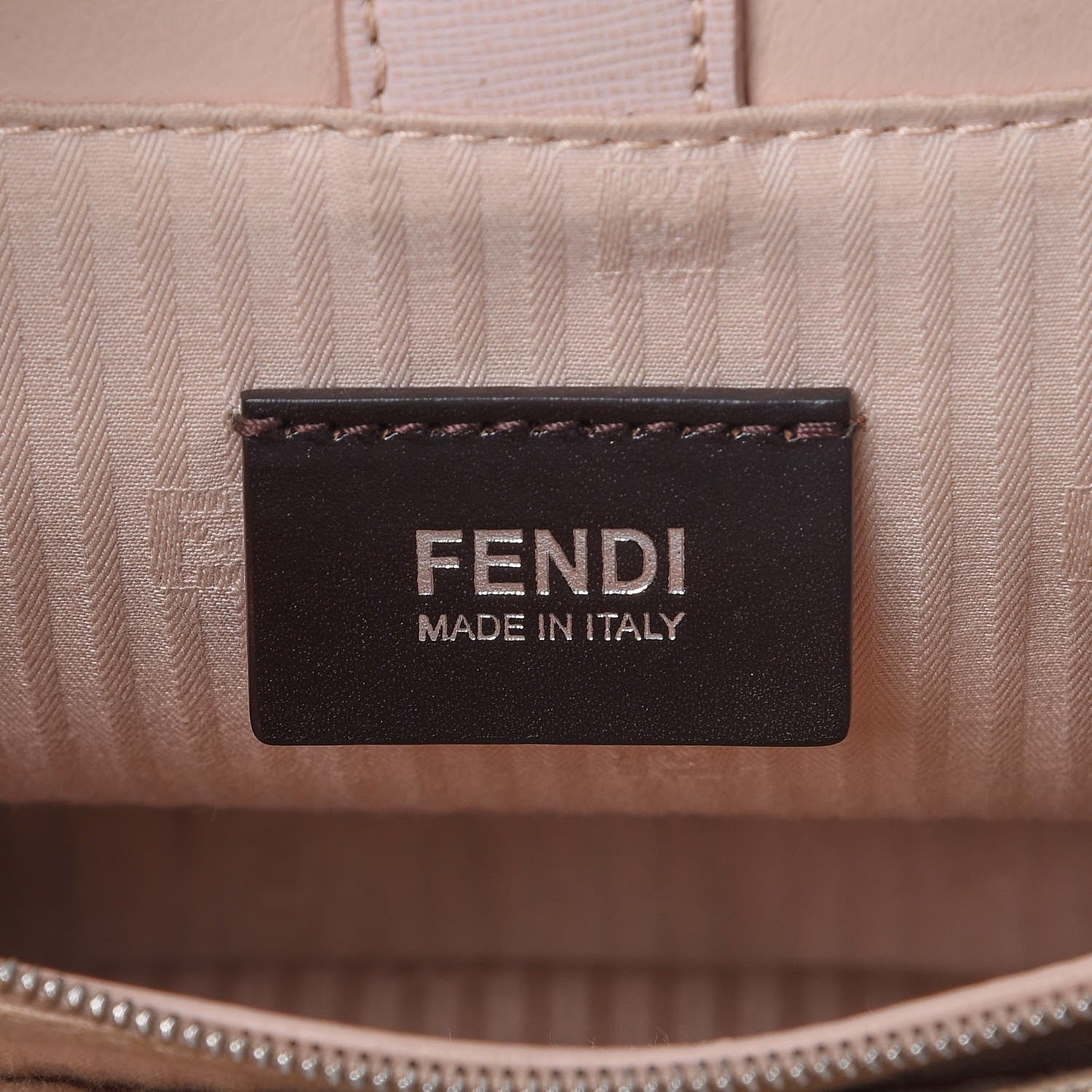 Fendi Vitello Elite Monster Petite 2Jours Tote Rosa Plaster 6 of 9