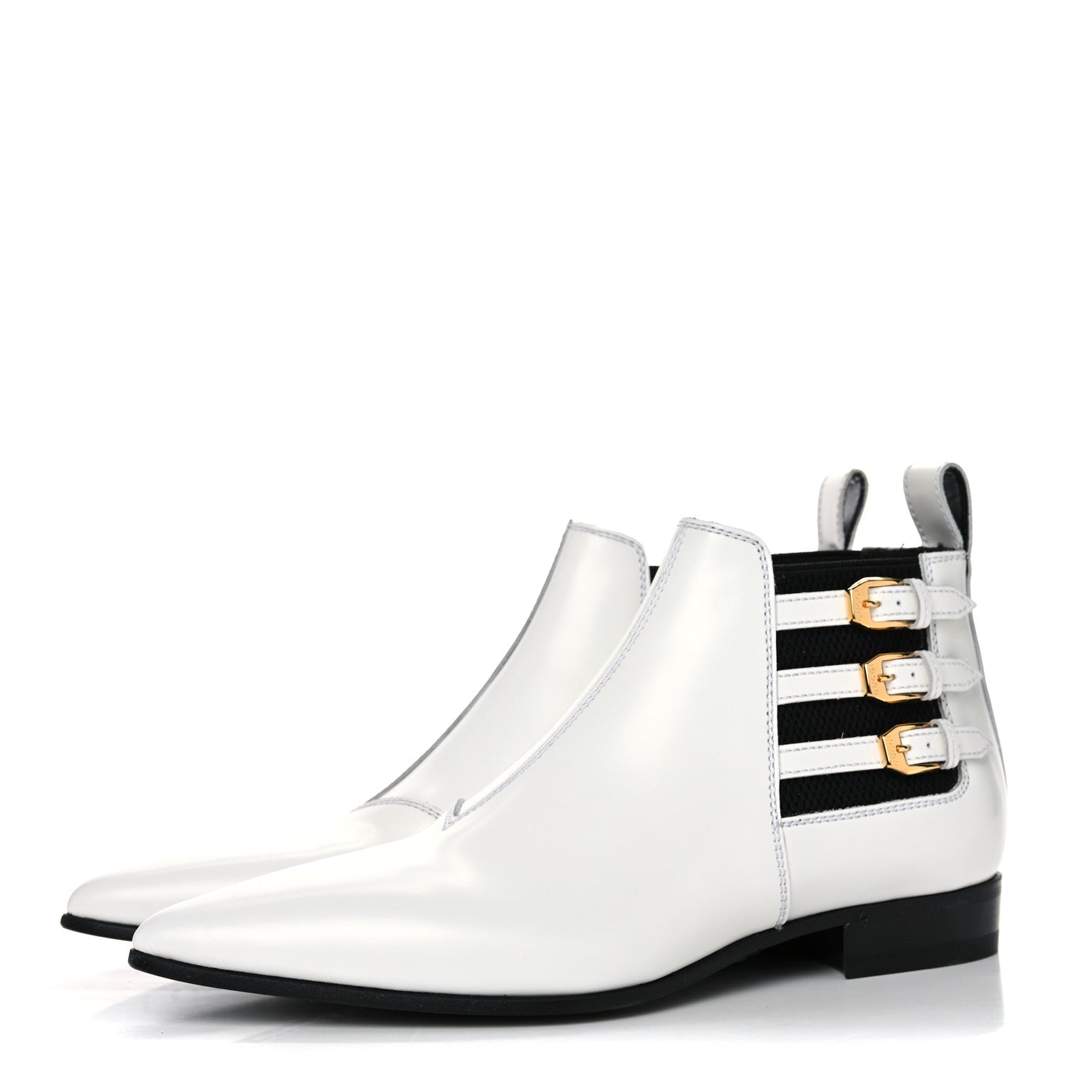 Gucci Cordovan Lux Ankle Boots 38 White 3 of 16