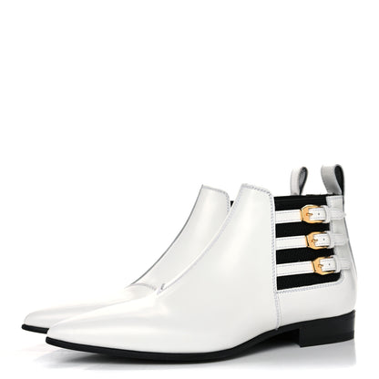 Gucci Cordovan Lux Ankle Boots 38 White 3 of 16