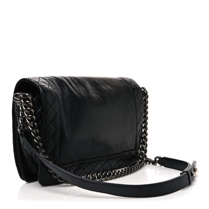 Chanel Calfskin New Medium Boy Reverso Flap Black 3 of 10