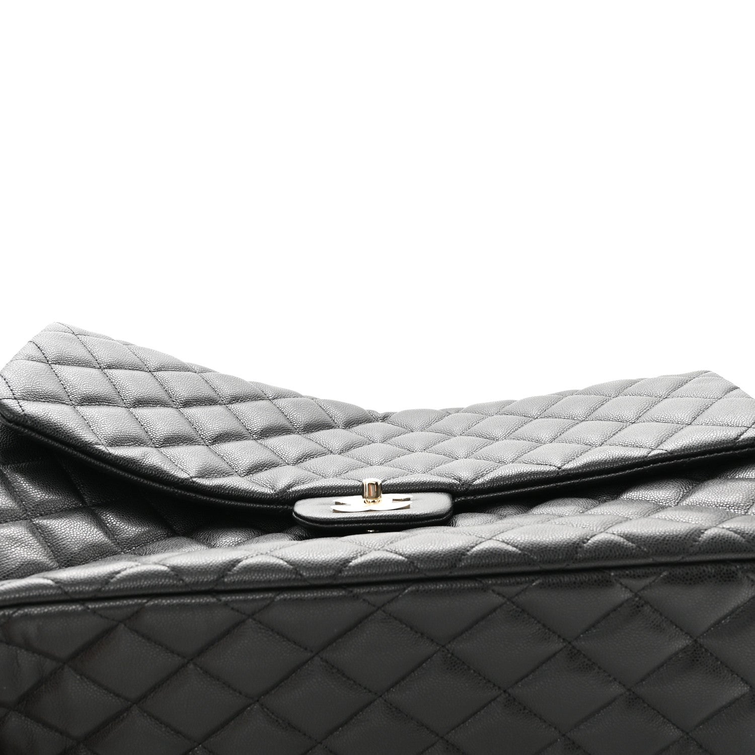 Chanel Caviar Quilted XXL Travel Flap Bag Black 11 of 11