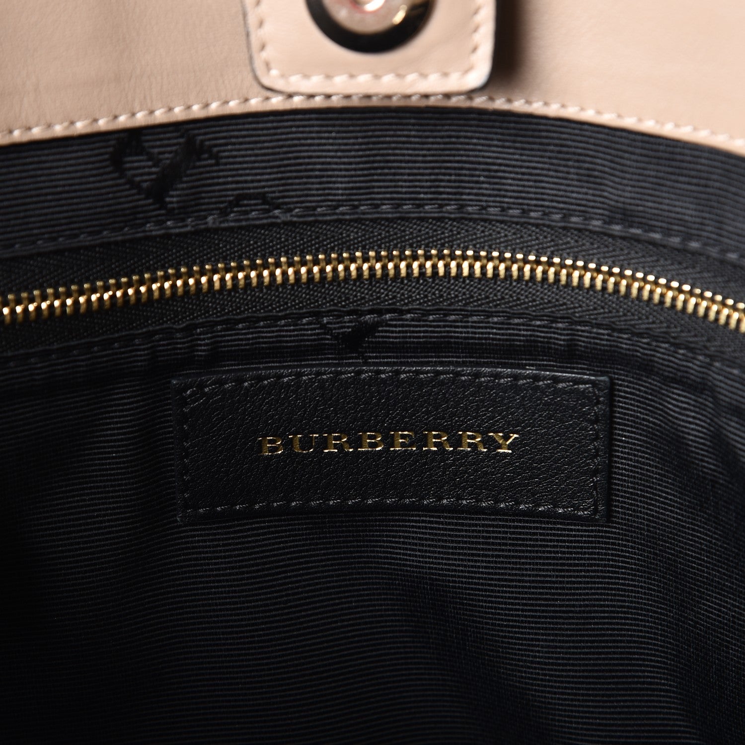 Burberry Heritage Grain Smooth Calfskin Large Clarborough Tote Sepia Brown Honey 6 of 11