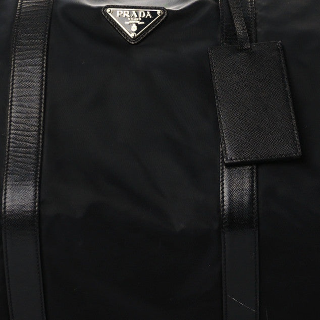 Nylon Viaggio Duffle Black