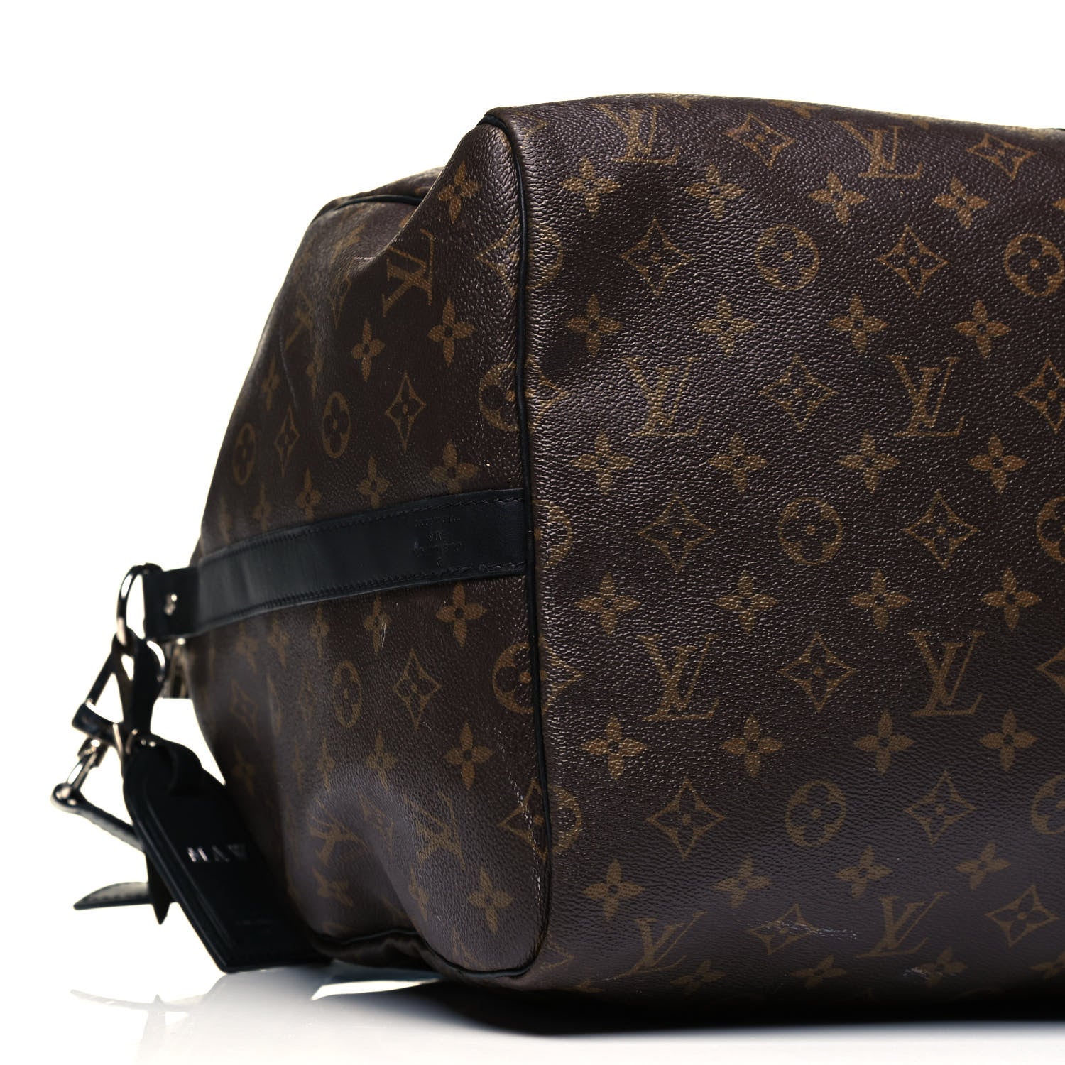 Louis Vuitton Monogram Macassar Keepall Bandouliere 55 5 of 11