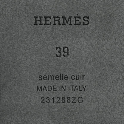 Hermes Woolskin Oran Sandals 39 Rose Du Desert 6 of 8