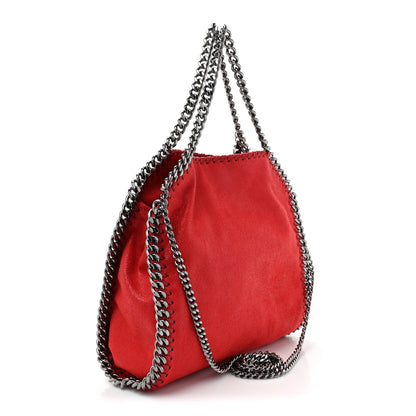 Stella McCartney Shaggy Deer Mini Falabella Shoulder Bag Red 3 of 8