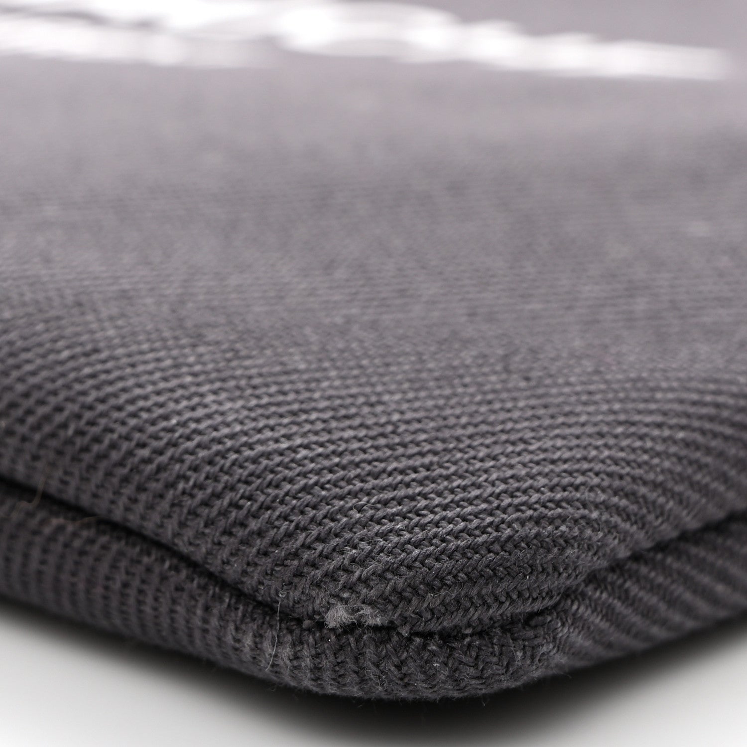 Saint Laurent Linen Canvas Rive Gauche Zipped Pouch Black 9 of 9