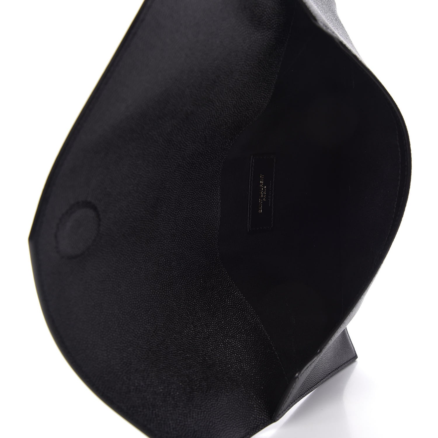 Saint Laurent Grain De Poudre Uptown Pouch Black 5 of 8