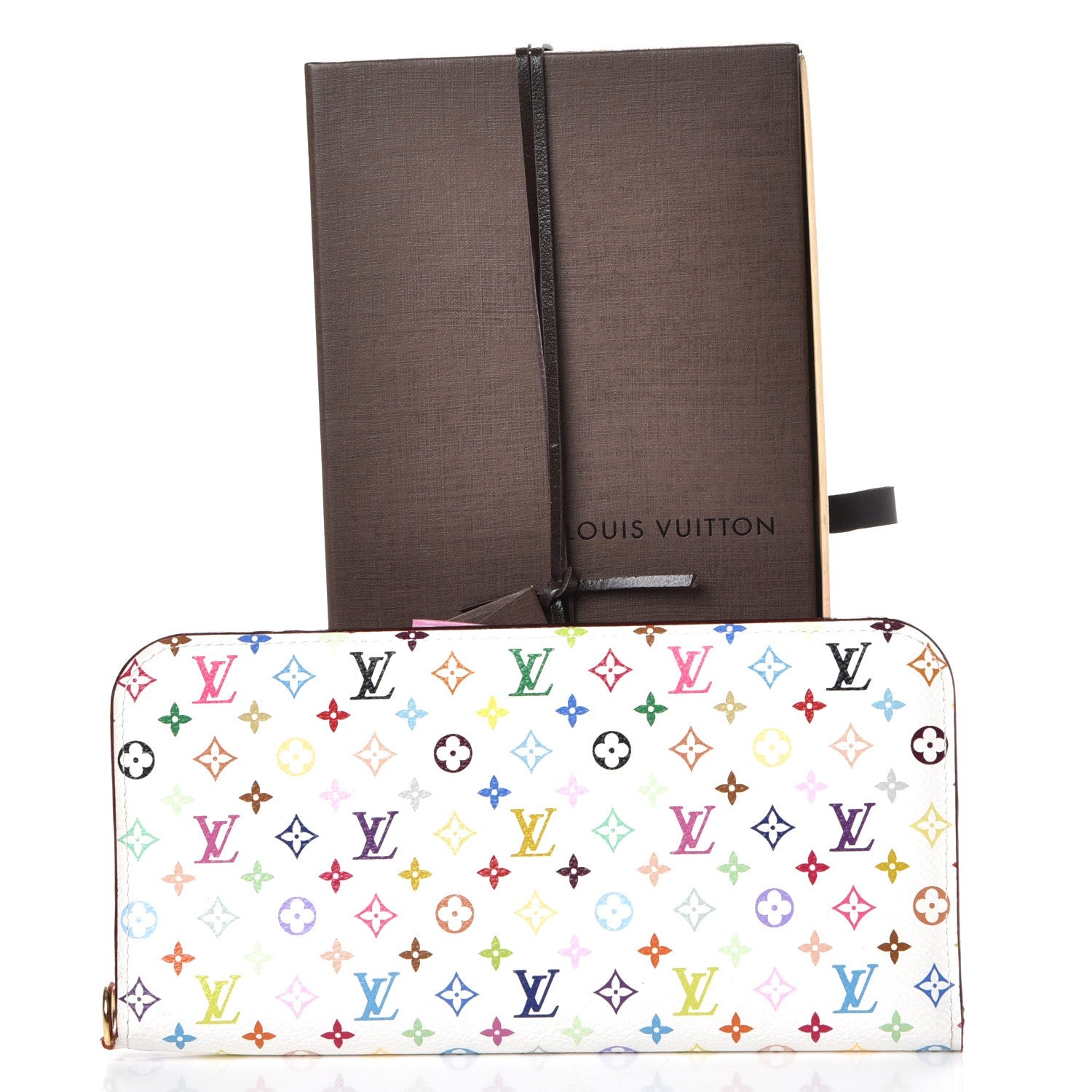Louis Vuitton Monogram Multicolor Insolite Wallet White Litchi 8 of 8