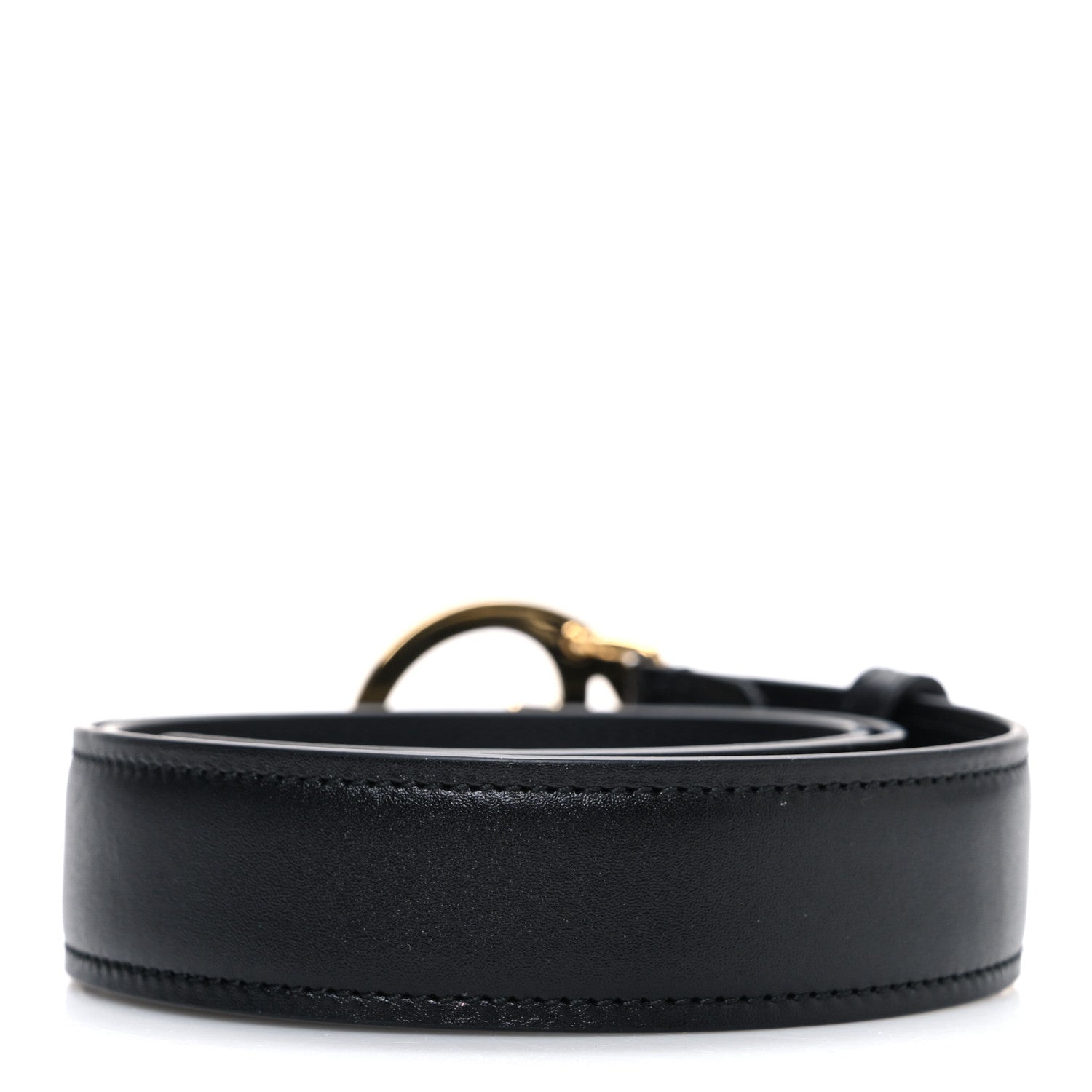 Gucci Ciny Lux Calfskin Blondie 30mm Belt 75 30 Black 2 of 5