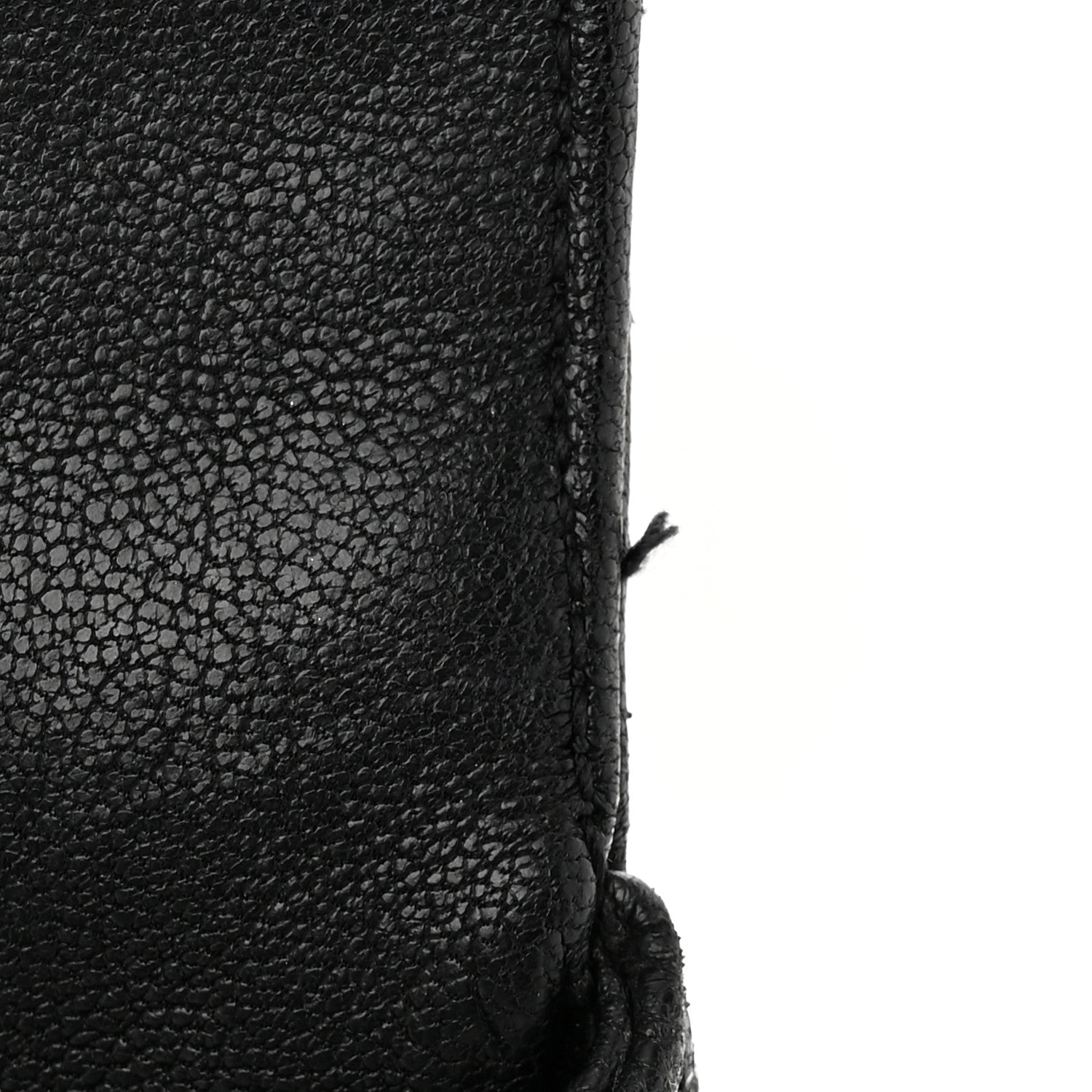 Saint Laurent Sheepskin Matelasse Chevron Monogram Large College Satchel Black 14 of 17