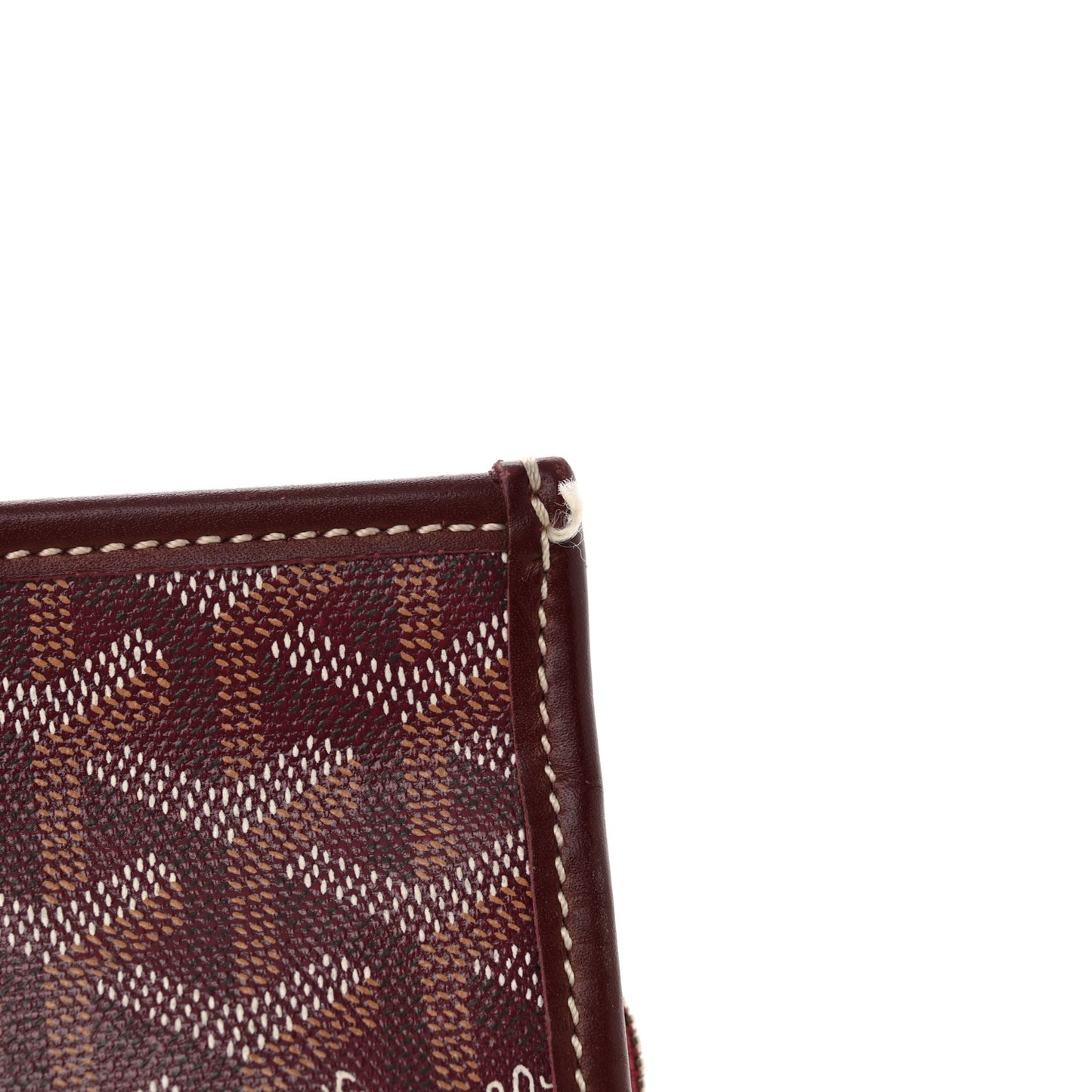 Goyardine Marquises Tote Burgundy