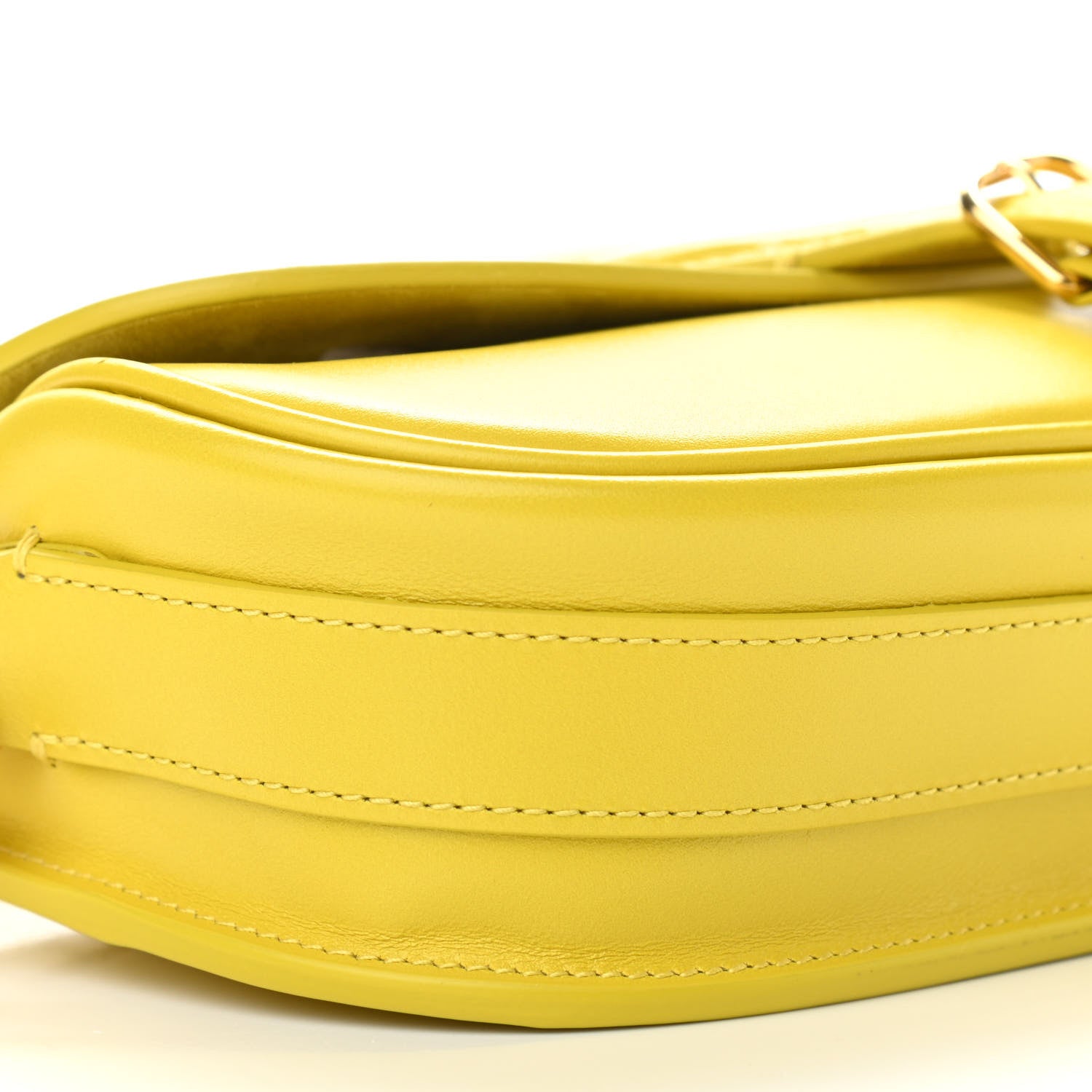 Christian Dior Box Calfskin East West Bobby Bag Mustard Yellow 8 of 9