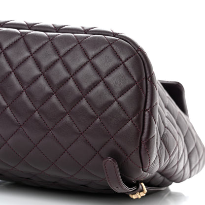 Chanel Lambskin Quilted Large Urban Spirit Backpack Dark Purple 9 of 9