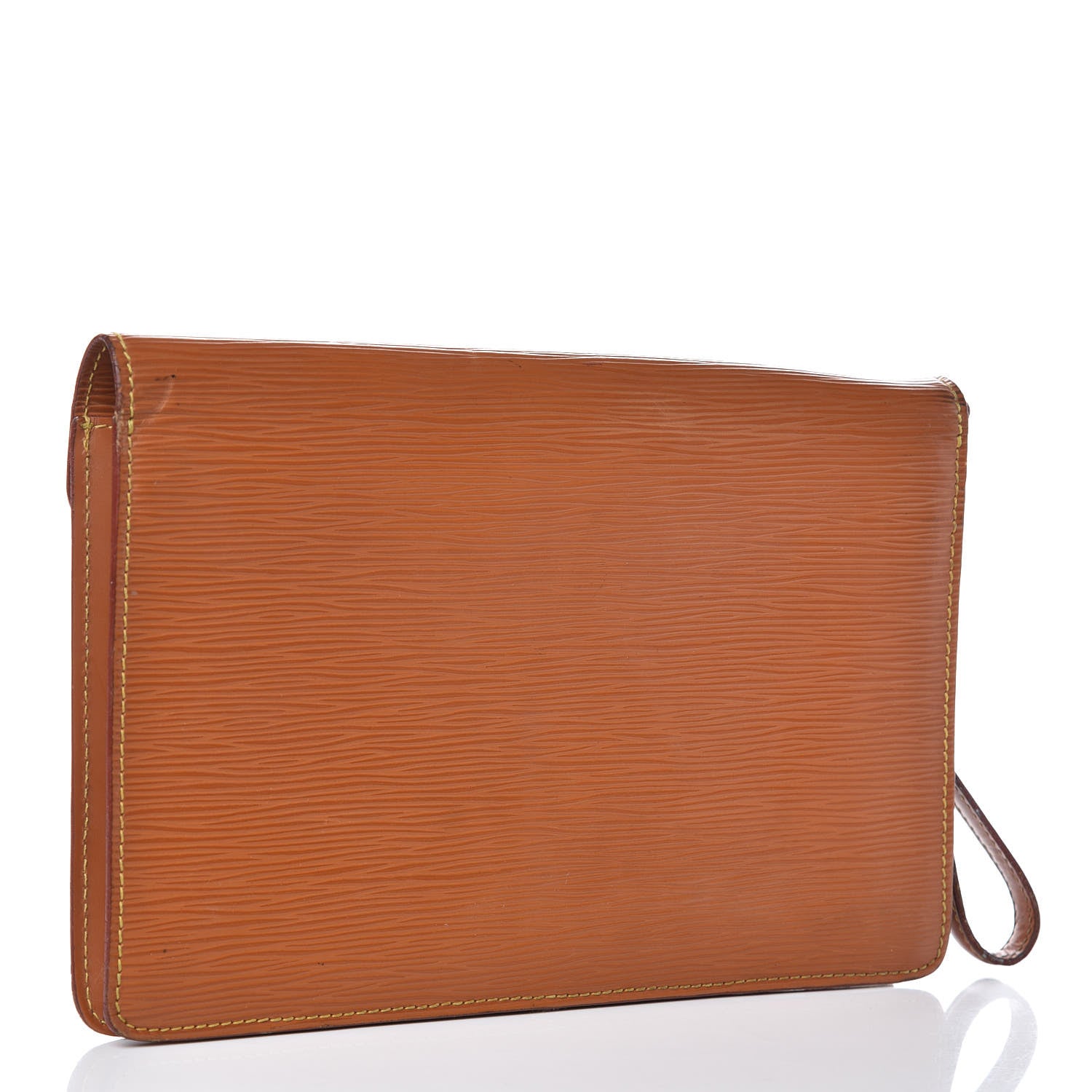 Louis Vuitton Epi Pochette Sellier Dragonne Clutch Gold 3 of 15